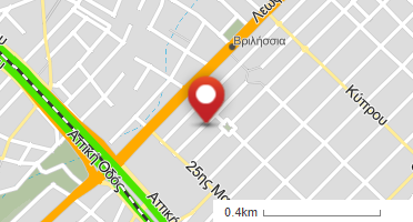 Location of business on map
