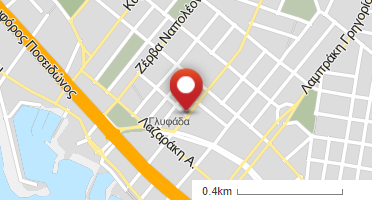 Location of business on map