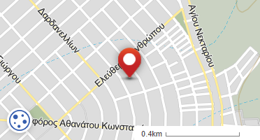 Location of business on map