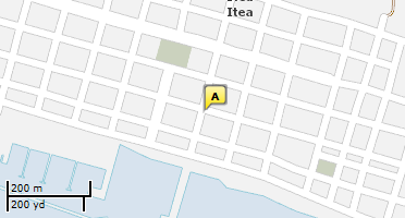 Location of business on map