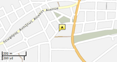 Location of business on map