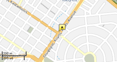 Location of business on map