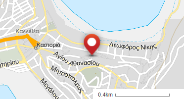 Location of business on map