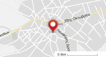 Location of business on map
