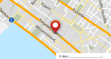 Location of business on map