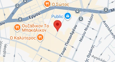Location of business on map