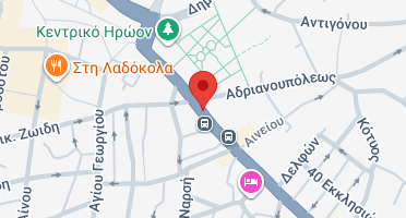 Location of business on map