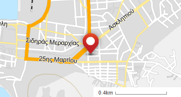 Location of business on map