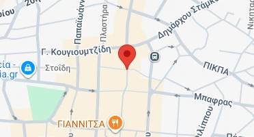 Location of business on map