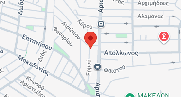 Location of business on map