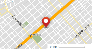 Location of business on map