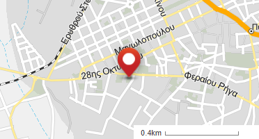 Location of business on map