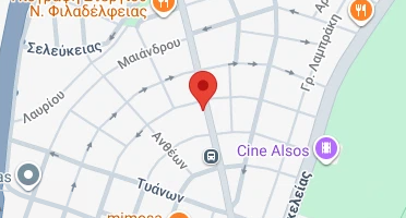 Location of business on map