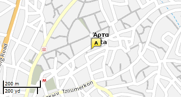Location of business on map