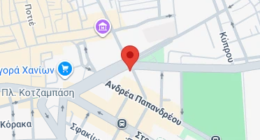 Location of business on map