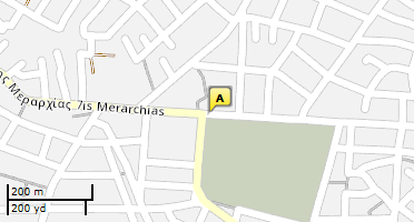 Location of business on map