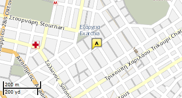 Location of business on map