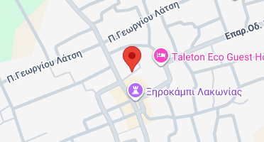 Location of business on map