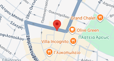 Location of business on map