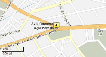 Location of business on map