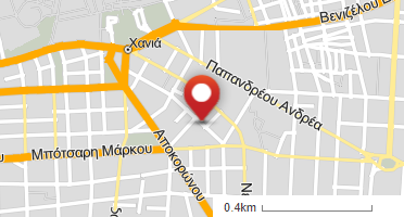 Location of business on map