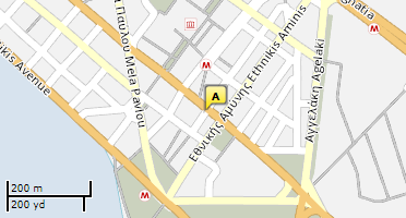 Location of business on map