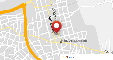 Location of business on map