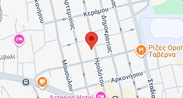 Location of business on map