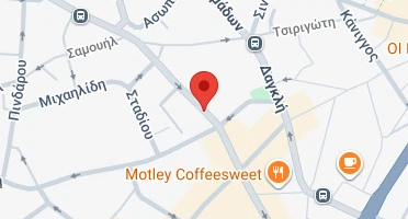 Location of business on map
