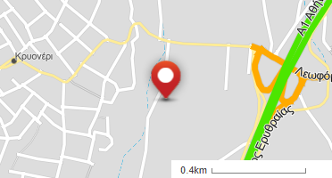 Location of business on map
