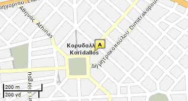 Location of business on map