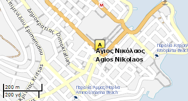 Χάρτης και σημείο της επιχείρησης