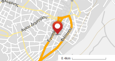 Location of business on map