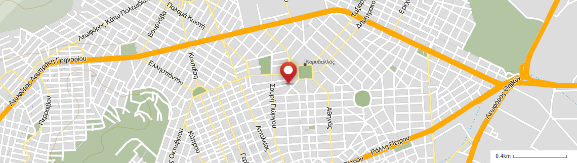 Location of business on map
