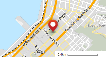 Location of business on map