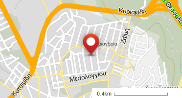 Location of business on map
