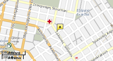 Location of business on map