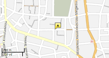 Location of business on map