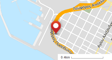 Location of business on map