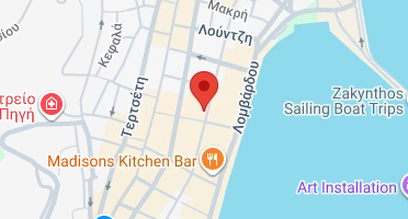 Location of business on map