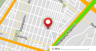 Location of business on map