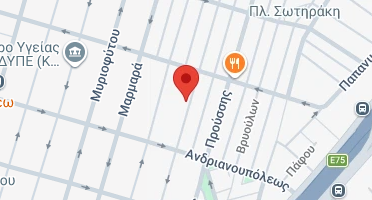 Location of business on map