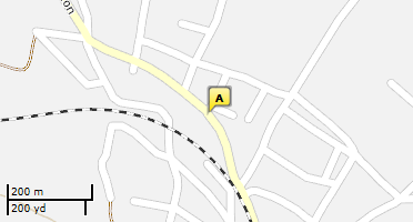 Location of business on map