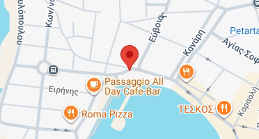 Location of business on map