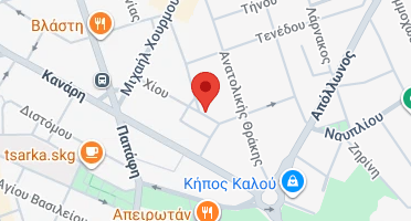 Location of business on map
