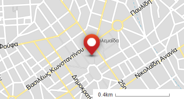 Location of business on map
