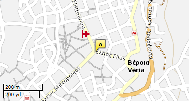 Location of business on map