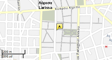 Χάρτης και σημείο της επιχείρησης