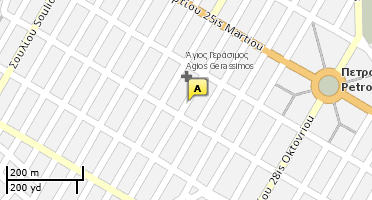 Location of business on map