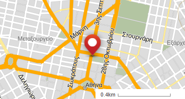 Location of business on map